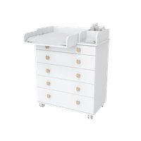 Детский комод Incanto Мишка с органайзером 800/5 PK-0060/00 (белый)