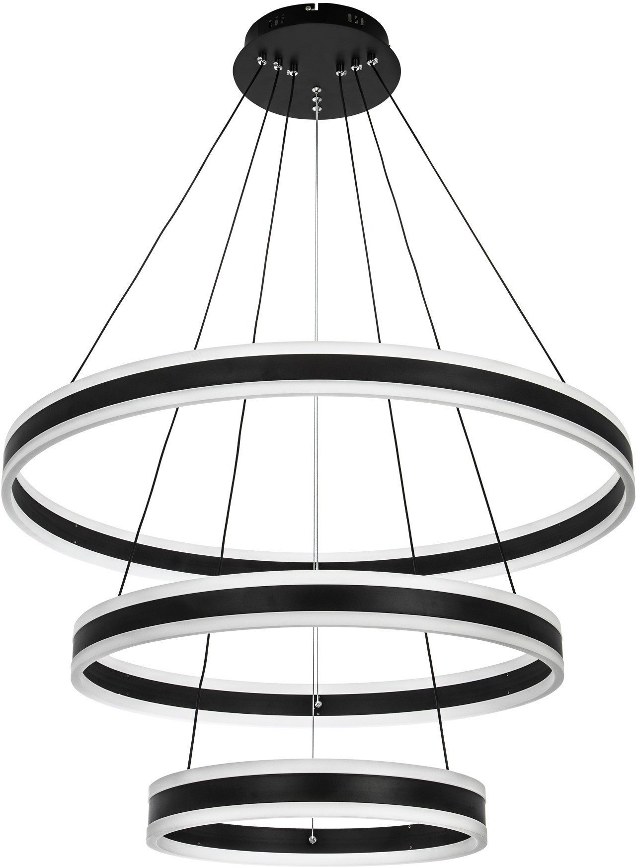 

Подвесная люстра LED4U L1086-80-60-40 BK