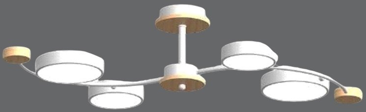 

Подвесная люстра LED4U L3206-800 WH
