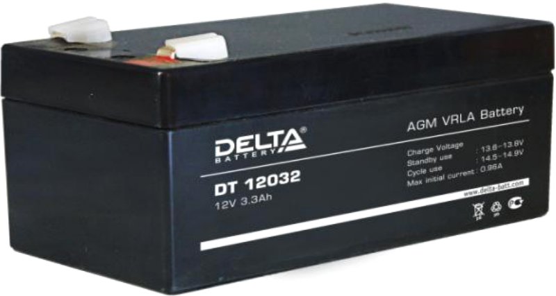 

Аккумулятор для ИБП Delta DT 12032 (12В/3.3 А·ч)