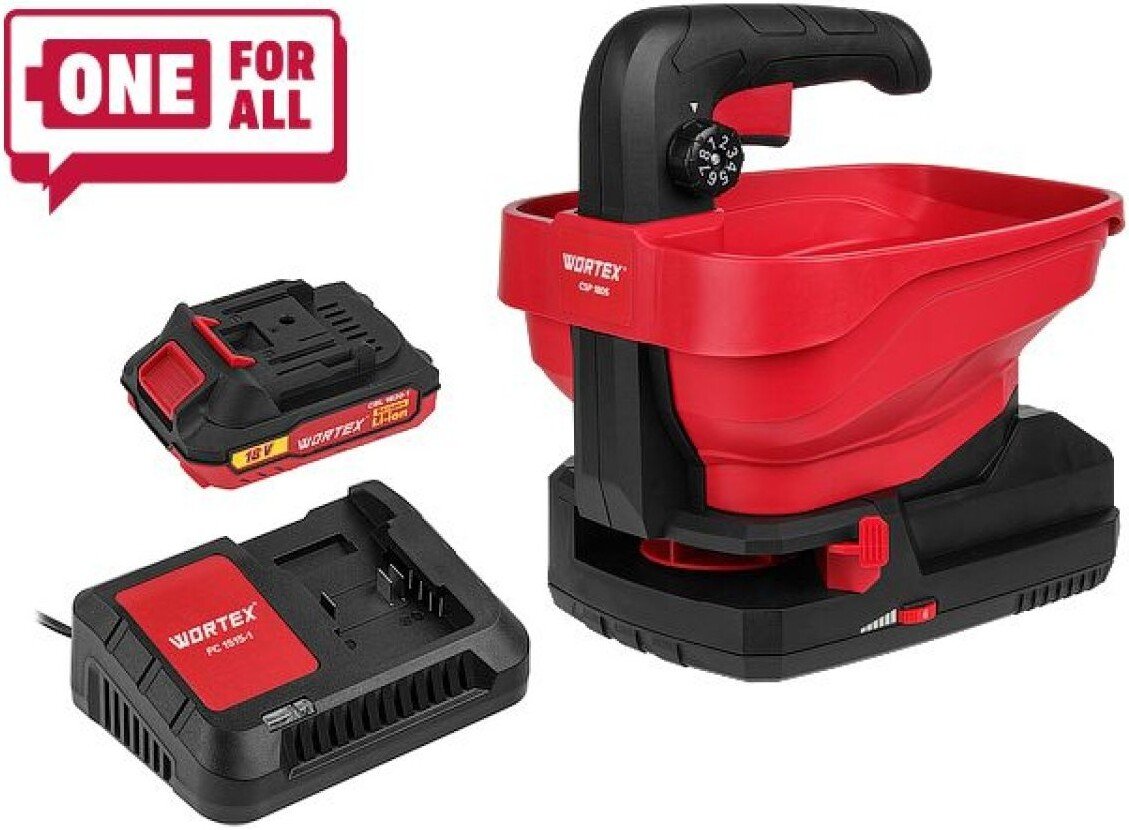 

Разбрасыватель-сеялка Wortex CSP 1805 (с 1-им АКБ)