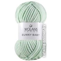 Пряжа для вязания Wolans Yarns Bunny Baby 23 100 г 120 м (светлая мята, 5 мотков)