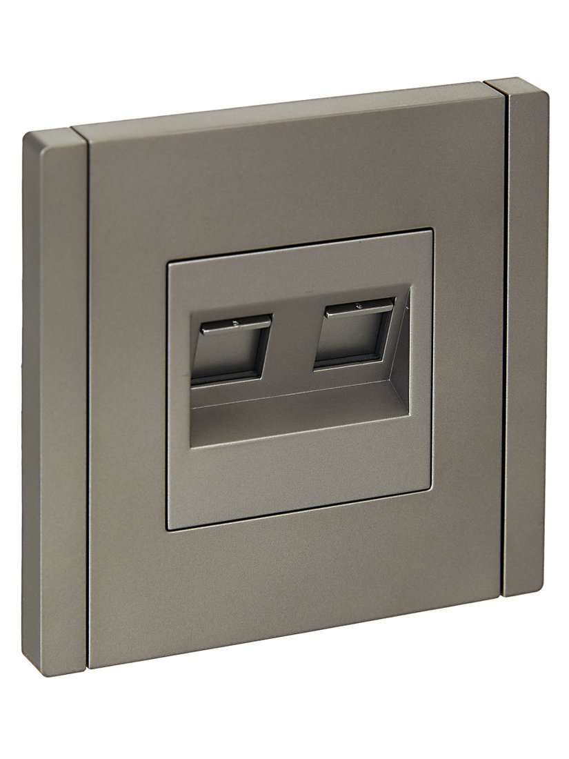 

Розетка компьютерная IEK Forte&Piano FP-K20-2-K46