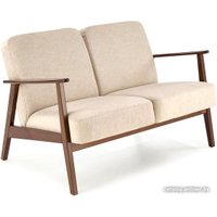 Диван Halmar Milano 2S tap. Castel 15 (бежевый/орех)