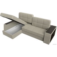 Угловой диван Лига диванов Брюссель левый 110659L (рогожка корфу 02)