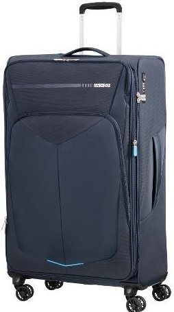 

Чемодан-спиннер American Tourister Summerfunk Blue 79 см (4 колеса)