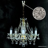 Подвесная люстра ArtGlass Magda V. Full Cut Nickel Sp