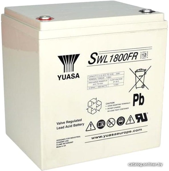 Аккумулятор для ИБП Yuasa SWL1800FR (12В/57.6 А·ч)