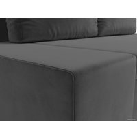 Диван Лига диванов Сан Марко 114013 (велюр, серый)