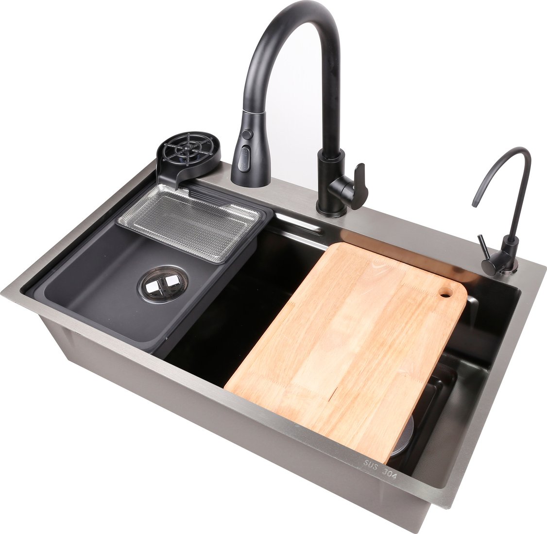 

Кухонная мойка Saniteco LD0196 (85х45)