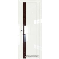 Межкомнатная дверь ProfilDoors 62L L 40x200 (дарквайт люкс, стекло lacobel коричневый лак)