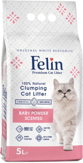 

Наполнитель для туалета Felin Baby Powder Scented 5 л