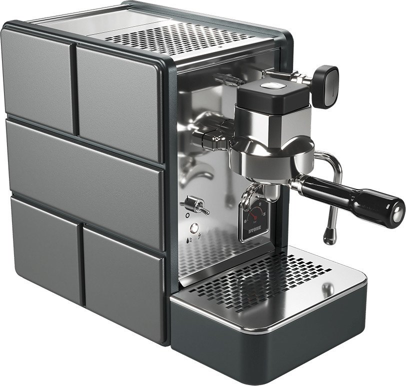 Рожковая кофеварка Stone Espresso Grey Pure