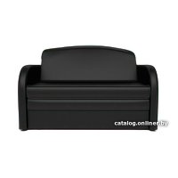 Диван Мебель-АРС Малютка (кожзам, черный)
