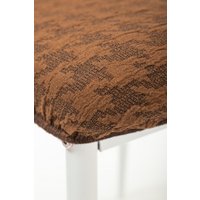 Чехол для стула Mio Tesoro Жаккард Люкс для стула 1858/1444 (шоколад, без оборки)