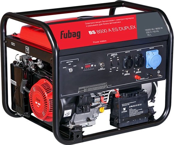 

Бензиновый генератор Fubag BS 8500 A ES Duplex