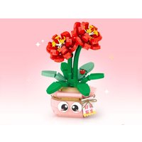 Конструктор LOZ Красные цветы в горшочке 8841_MK