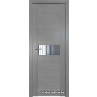 Межкомнатная дверь ProfilDoors 2.05XN L 90x200 (грувд серый, зеркало)