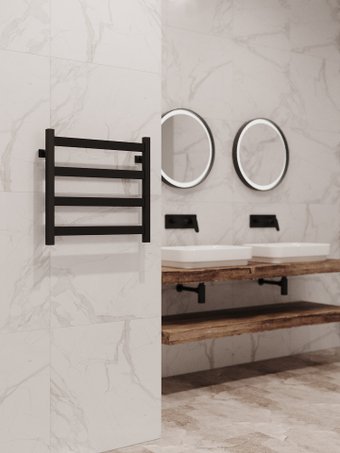 Полотенцесушитель Stinox Verona 50x50 ver50 Ral 9005