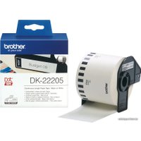 Самоклеящаяся термобумага Brother DK22205 (62 мм, 30.48 м)