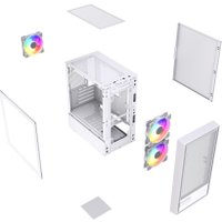 Корпус Powercase Mistral SM02 ARGB CMMSM02W-A3