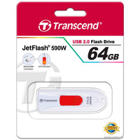 USB Flash Transcend JetFlash 590 64GB (TS64GJF590W)