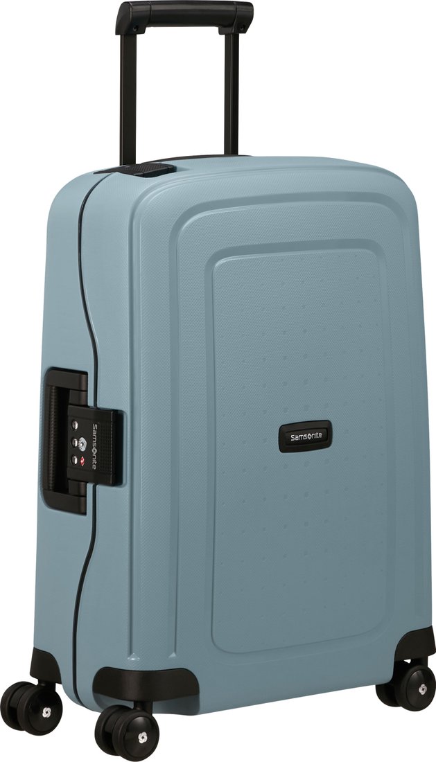 Чемодан-спиннер Samsonite S'Cure Icy Blue 55 см