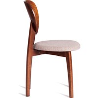 Стул TetChair Diamante мягкое сиденье (коричневый/бежевый)