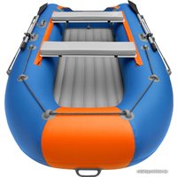 Моторная лодка Roger Boat Trofey 3500 (без киля, синий/оранжевый)