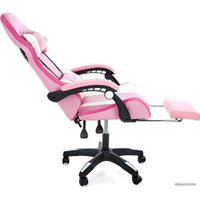 Игровое (геймерское) кресло Jiqiao DG8003 (белый/розовый)
