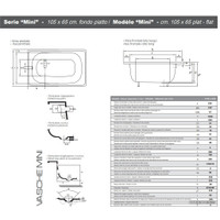 Ванна Smavit Mini 105x65 (без ножек)