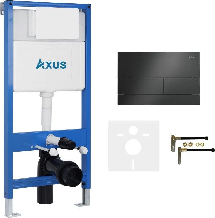 Инсталляция для унитаза Axus 011D с кнопкой 097ЕВ