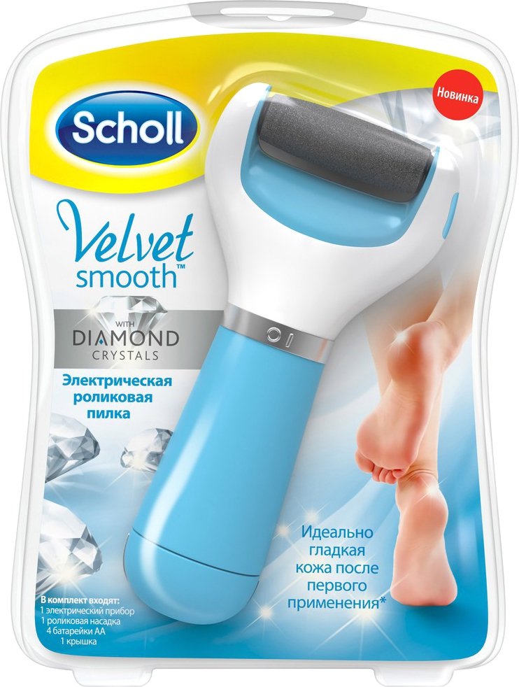 

Электрическая роликовая пилка Scholl Velvet Smooth Diamond Crystals