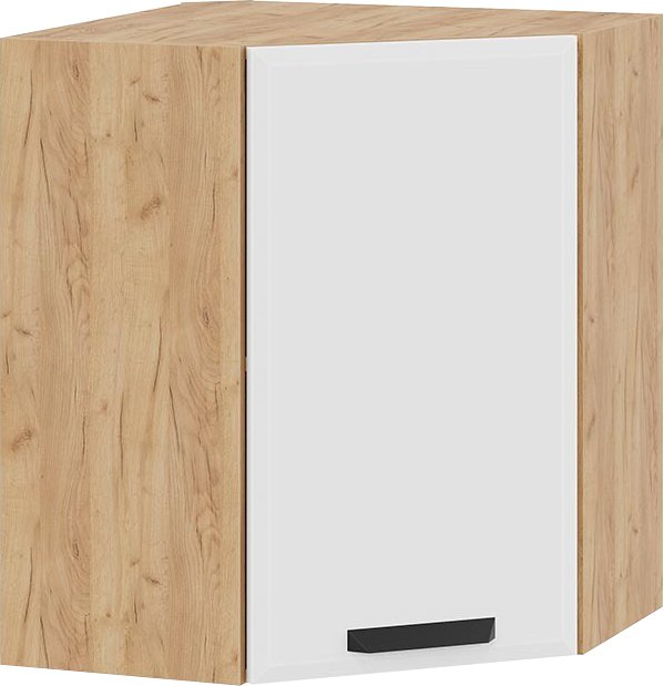 

Шкаф навесной Трия Тиана 1В6У (дуб крафт золотой/белый супермат)