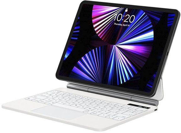 

Чехол для планшета Baseus Brilliance Original Keyboard Case Pro with Digital Display для Apple iPad Pro 11/Air-4/Air-5 10.9 (белый)