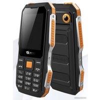 Кнопочный телефон Olmio X04 (черный/оранжевый)