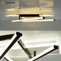 Припотолочная люстра Estares Palla 110W 3S-APP-500x460x80-BLACK/WHITE/CLEAR-220-IP20