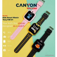 Детские умные часы Canyon Tony KW-31 (розовый)