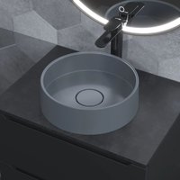 Умывальник Uperwood Tanos Quartz 35 см круглая (бетон)