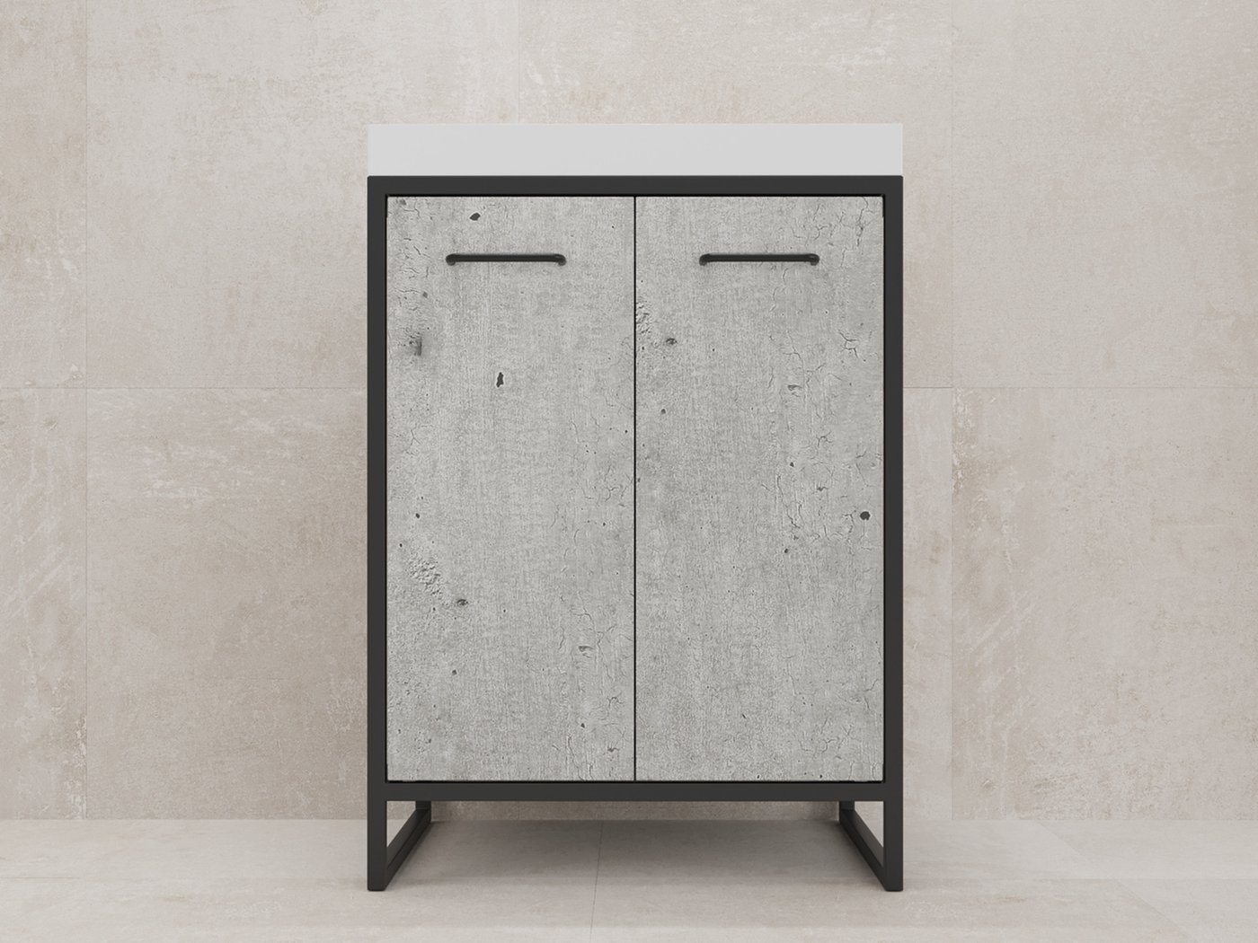 

Style Line Тумба под умывальник Лофт 1.0 70см (две створки, бетон)