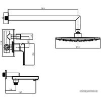 Душевая система  Gappo G7117-8