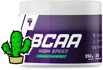 BCAA Trec Nutrition BCAA High Speed (кактус, 250 г)