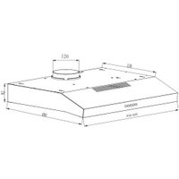 Кухонная вытяжка Schtoff C1-T500 BK