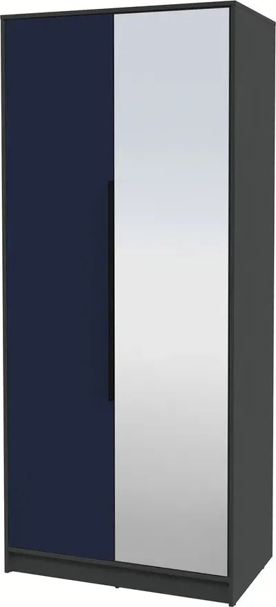 

Шкаф распашной Интерлиния Концепт КТ-Ш2з Глосс (антрацит/индиго)