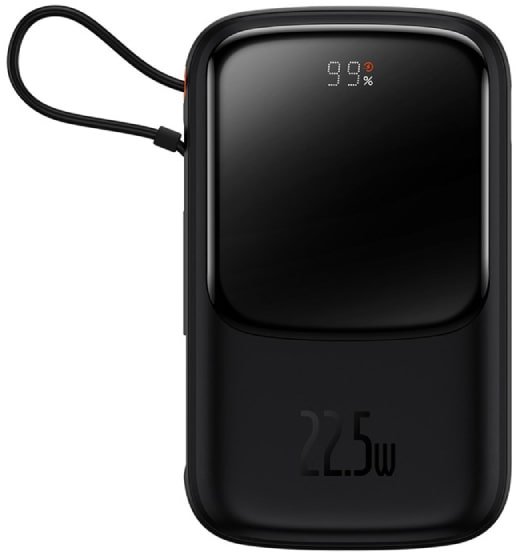 

Внешний аккумулятор Baseus Qpow Pro Digital Display Fast Charge 10000mAh (черный)