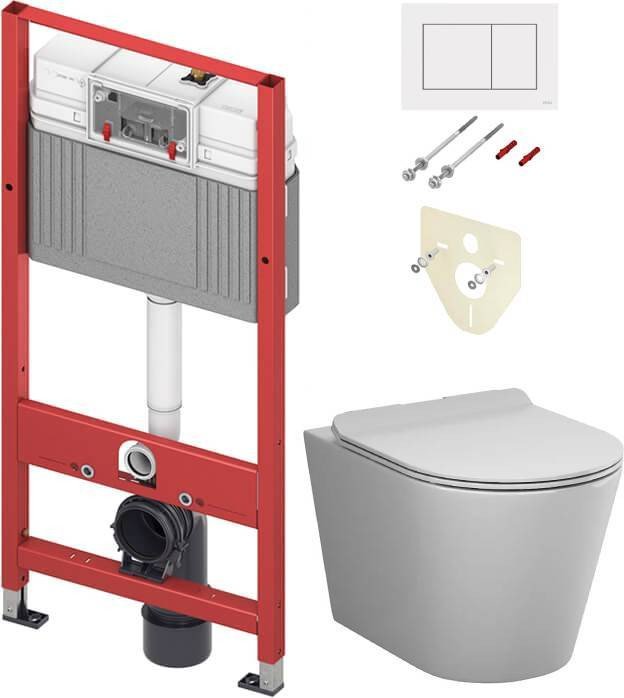 Унитаз подвесной AM.PM Sunny Flashclean C85C1701SC + TECE Kit 9400413