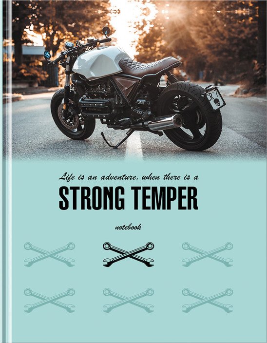 

Блокнот BG Strong temper ББ5т80_лг 11161 (80 л, цвет в ассортименте)