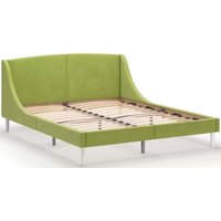 Кровать MONOFIX Лотти 160x200 (микровелюр/оливковый)