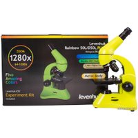 Детский микроскоп Levenhuk Rainbow 50L Plus (лайм) 69054