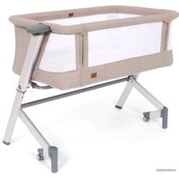 Приставная детская кроватка Nuovita Accanto Dalia (хаки/серебристый)